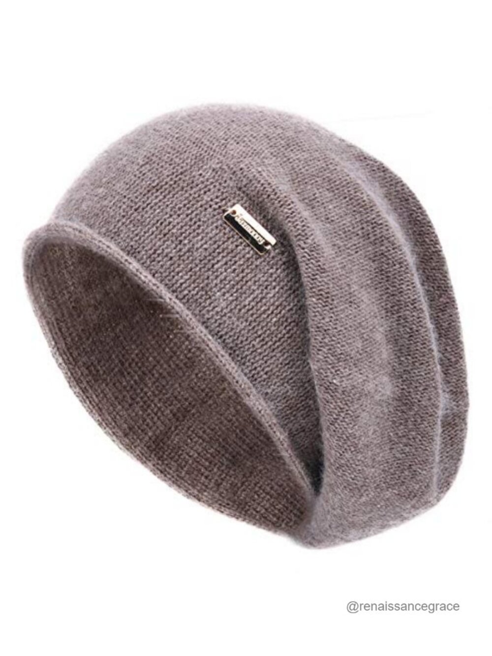 Womens Slouchy Knit Beanie Hat Winter Soft Lightweight Acrylic Blend Skull Cap